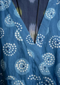 Gudrun Sjödén Wickelbluse „Clay“ aus Bio-Baumwolle