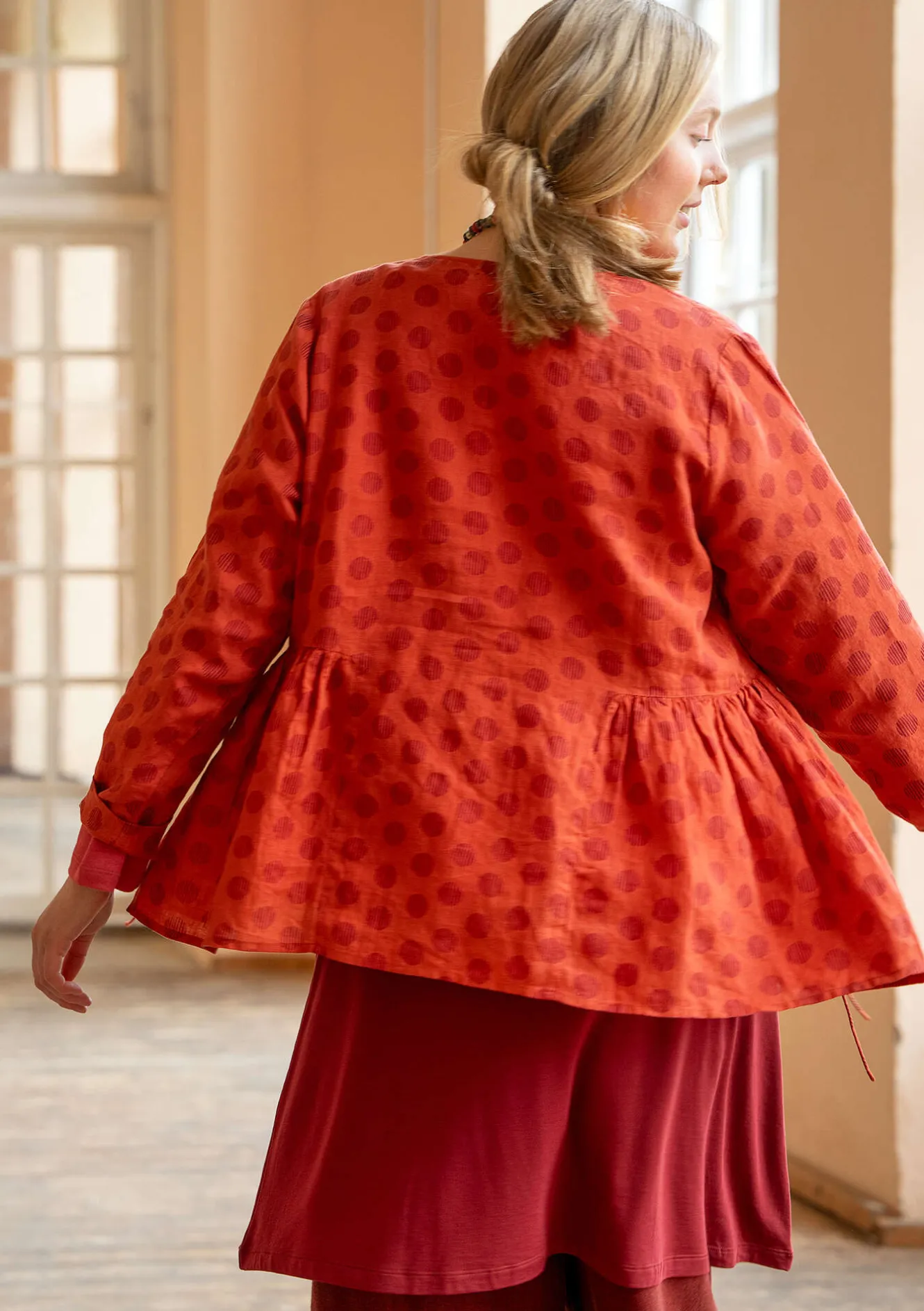 Gudrun Sjödén Wickelbluse „Piccolo“ aus Leinen