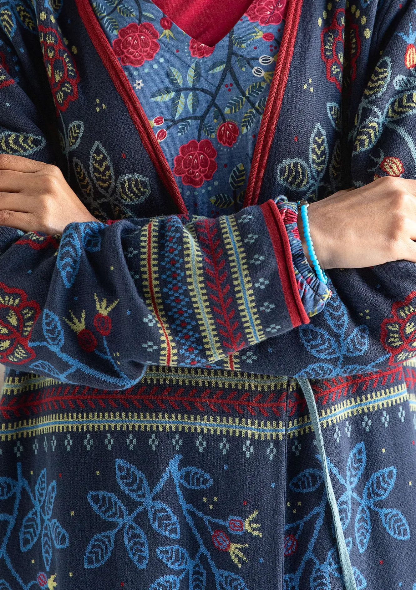 Gudrun Sjödén Wickeljacke „Lisa“ aus Bio-/Recycling-Baumwolle